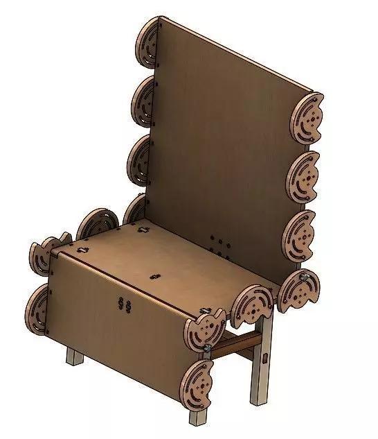 Multi Function Furniture-Chair Bed For Kid V1