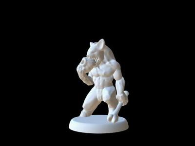 Feasting Ghoul (18mm scale)