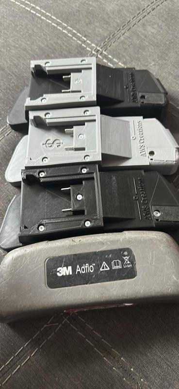 3m adflo/versaflo papr battery adapter to Milwaukee battery