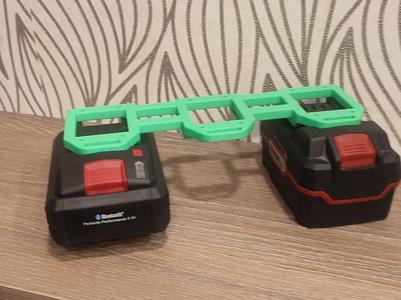 Parkside Triple 20V Battery Holder