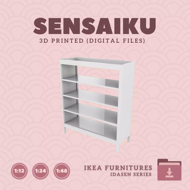 IDASEN Shelf Unit for Miniature Dollhouse - IKEA - 3D Print