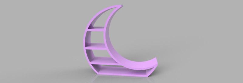 Repisa Decorativa Luna