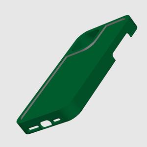 Case for iPhone 12 has a rim (niche) on the back for insertion