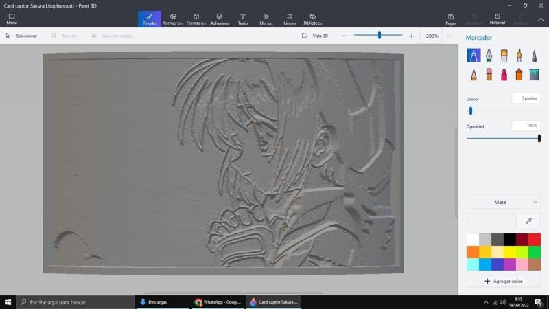 Sakura Card Captor Litophania