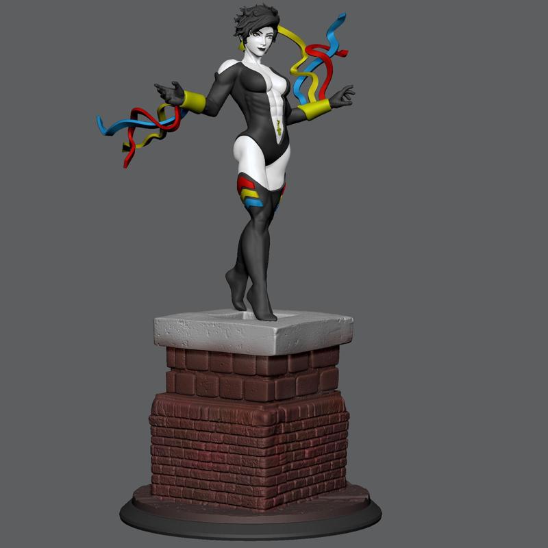 Teen Titans Member Argent (First Costume)