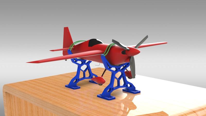 NEW Freestanding “IRONMAN” RC Stand for SMALL & Medium RC PLANES