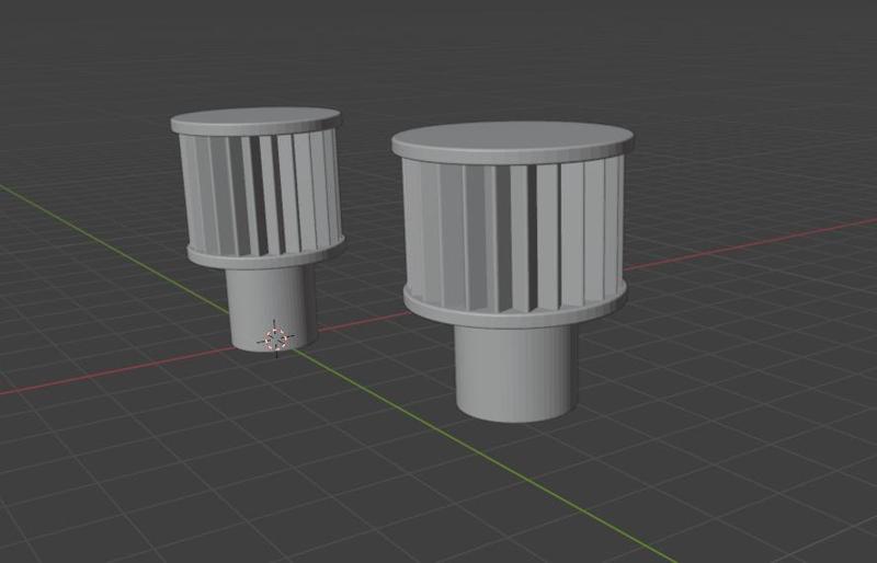 1/24 Monogram Nascar 1980's/90s valve cover breathers