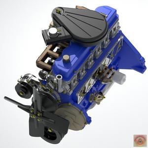 FORD 300 STRAIGHT SIX - ENGINE