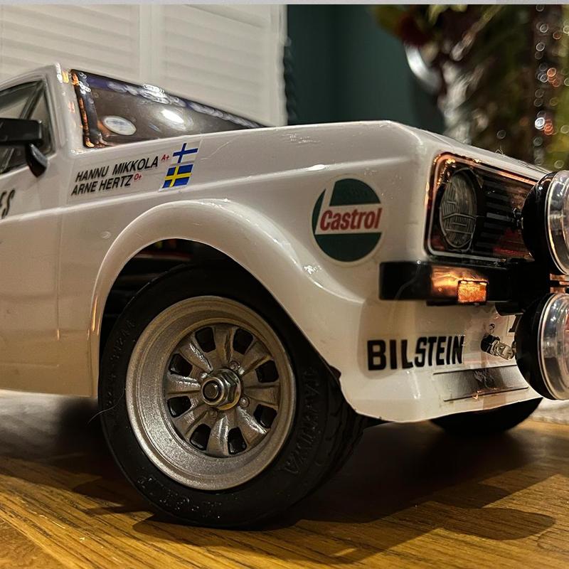 Ford Mexico Steel Wheels for Tamiya MF-01X Chassis