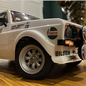 Ford Mexico Steel Wheels for Tamiya MF-01X Chassis