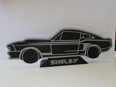 Ford Mustang GT500 Shelby Eleanor Desktop Plaque