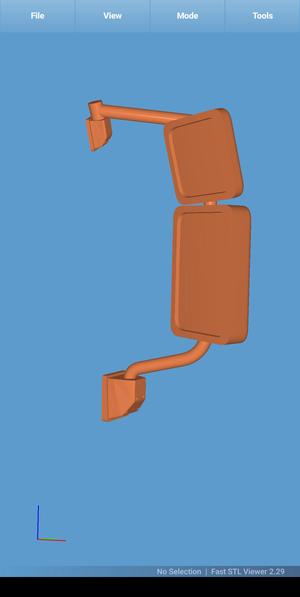 Retrovisor Ford cargo