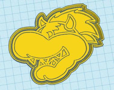 BOWSER, mario bross cokie cutter