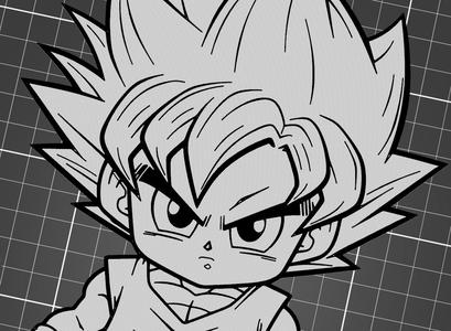 Goku Chibi from Dragon Ball DECORATIVE HANGER HELP ME WITH 1 LIKE
