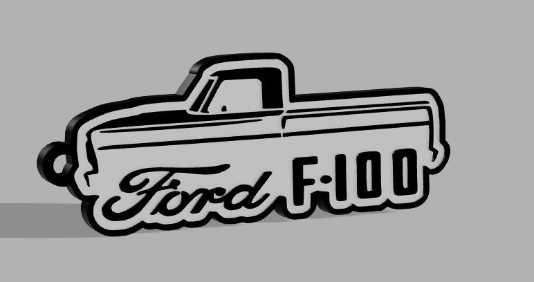 Key ring Ford F-100 1967/72