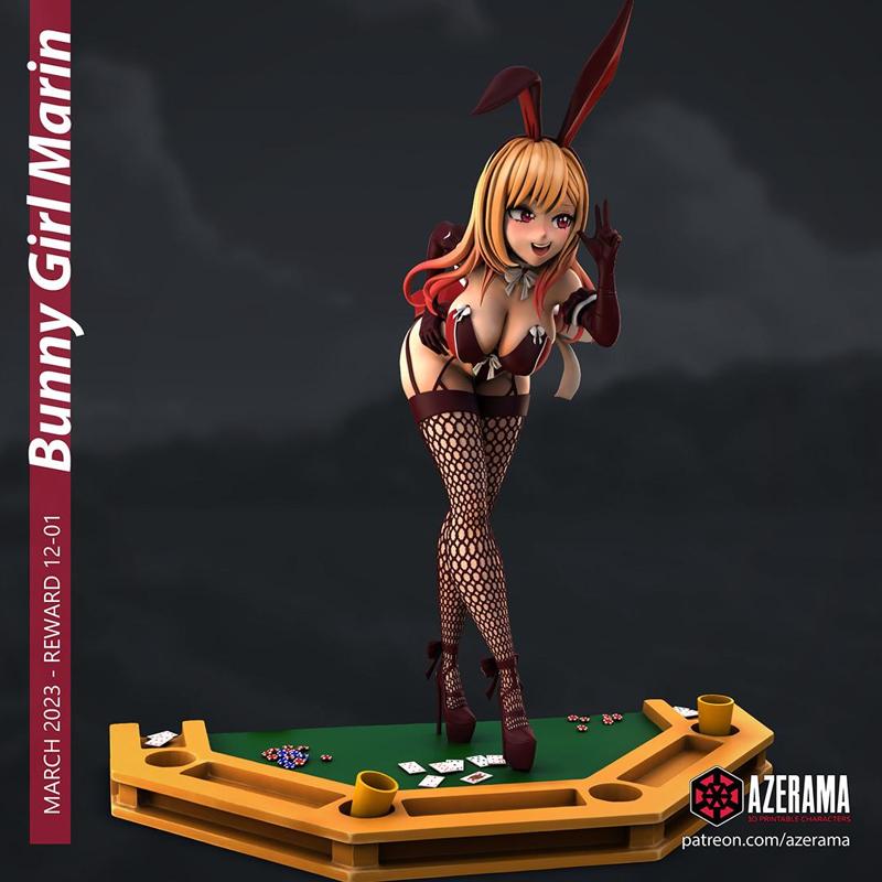 Marin BunnyGirl STL Ready for 3D Printing