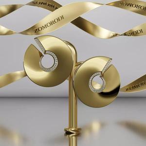 Golden Spiral Earrings