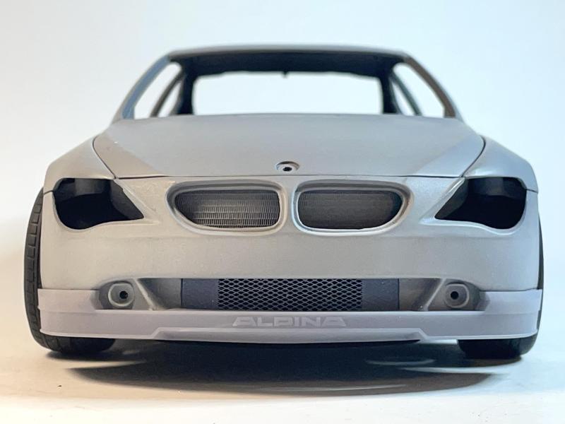 Alpina B6 E63 Front Spoiler and Grill for 1/18 Kyosho BMW 645i