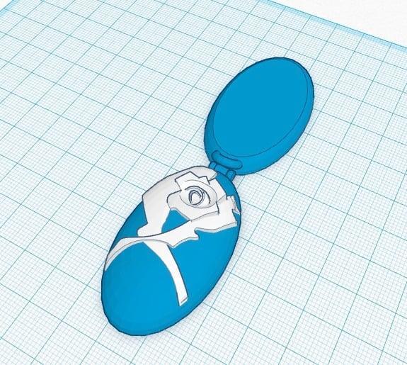 Low Rez Locket inspired by Juri's from Utena