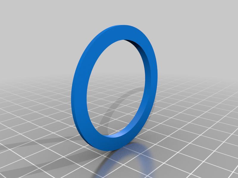 Gasket for plumbing siphon