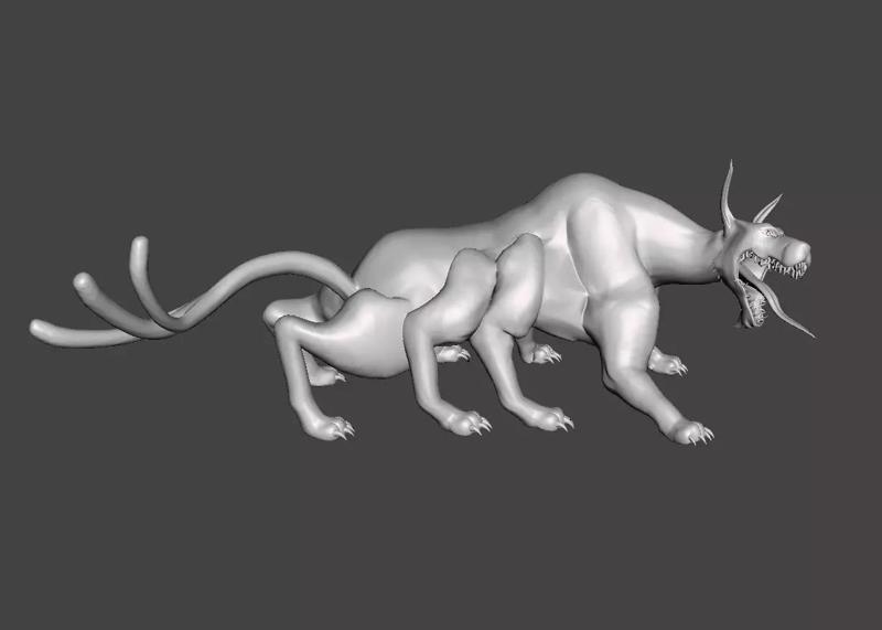 Cath Palug last transformation 3D Model