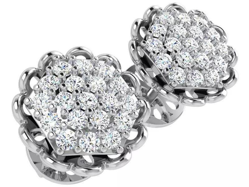 Diamond Stud Earring 4700