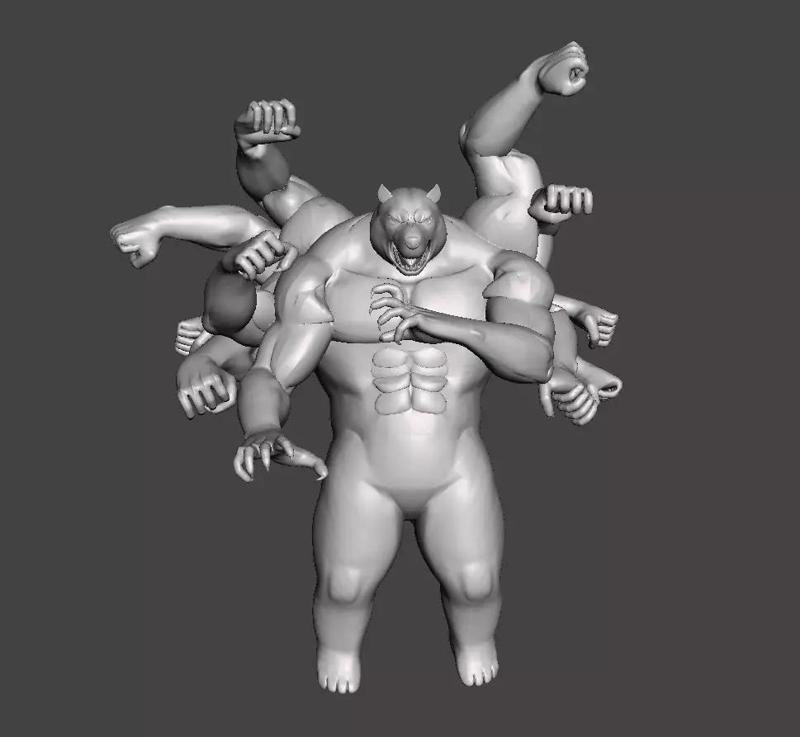 Fairy King Harlequin Full Wings and Chastiefol 3D Model