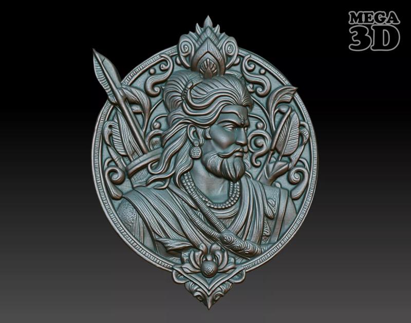 Indian Warrior basrelief 07 240901