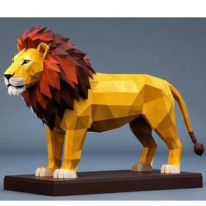 2268 Low Poly Roaring Lion, pug, dachshund, poodle, cat, monkey, bear, beagle, crocodile, lion, fox, bull terrier, pomeranian, galgo, wolf, doberman pinscher, newfoundland, elephant, rooster, german shepherd