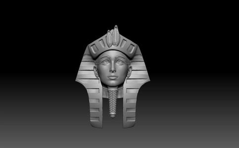 pharaoh king tut pendent 2 3D print model