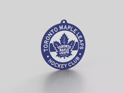 Toronto Maple Leafs Logo Keychain