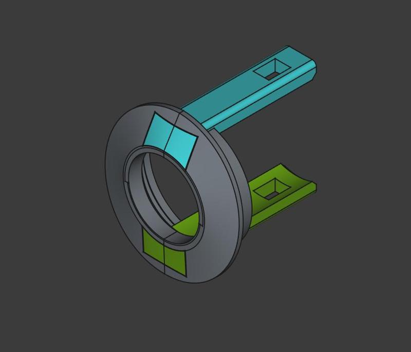 Holden Captiva 2015 LTZ rear parking sensor bracket
