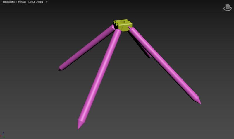 Rod pod leg mechanism