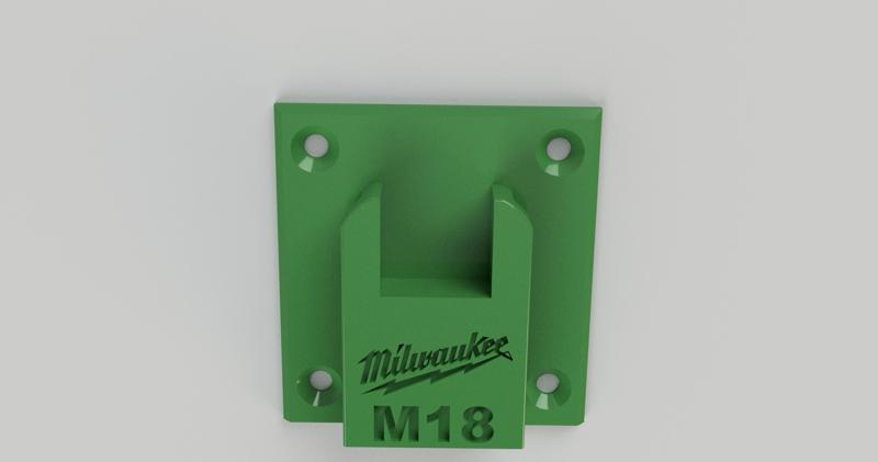 Holder for Milwaukee M18 tool, cordless screwdriver, impact wrench