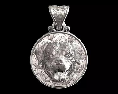 Dog Rottweiler pendant