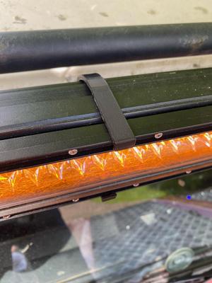 Offroad light bar whistle preventor