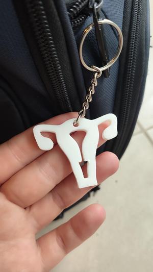 keychain uterus