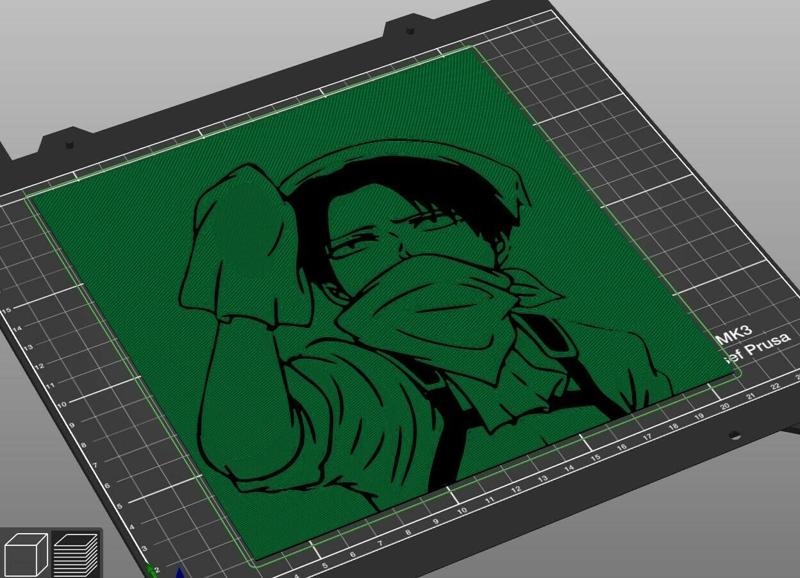 Levi Ackerman cleaning - Shingeki no Kyojin