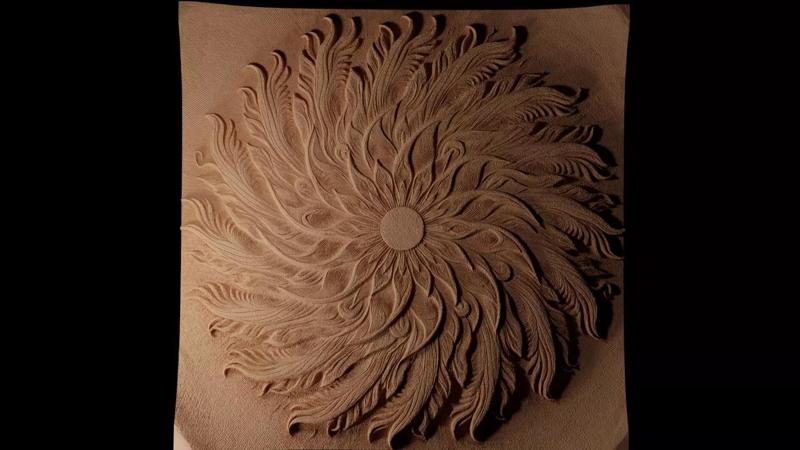 Flame Eternal Energy CNC 3d Print High Relief Sand Casting