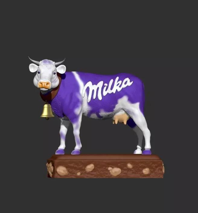 Milka Cow Sculp