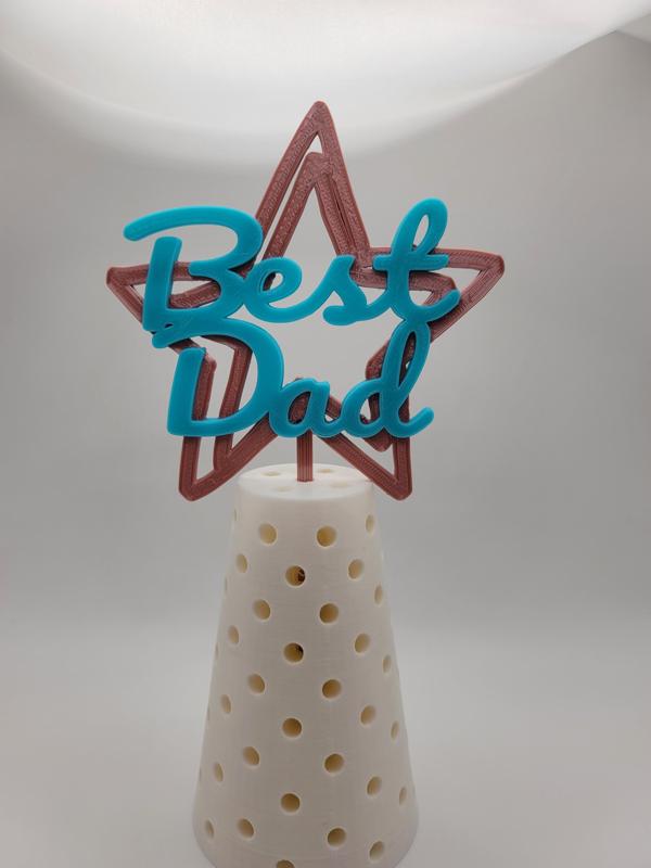 Best Dad Cake Topper