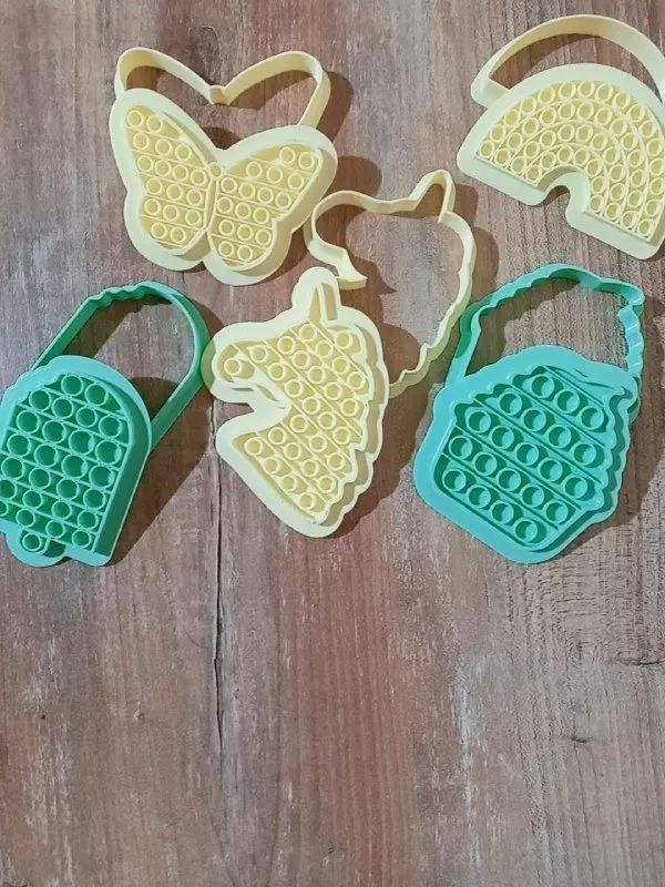 SET POP IT CORTANTE Y MARCADOR