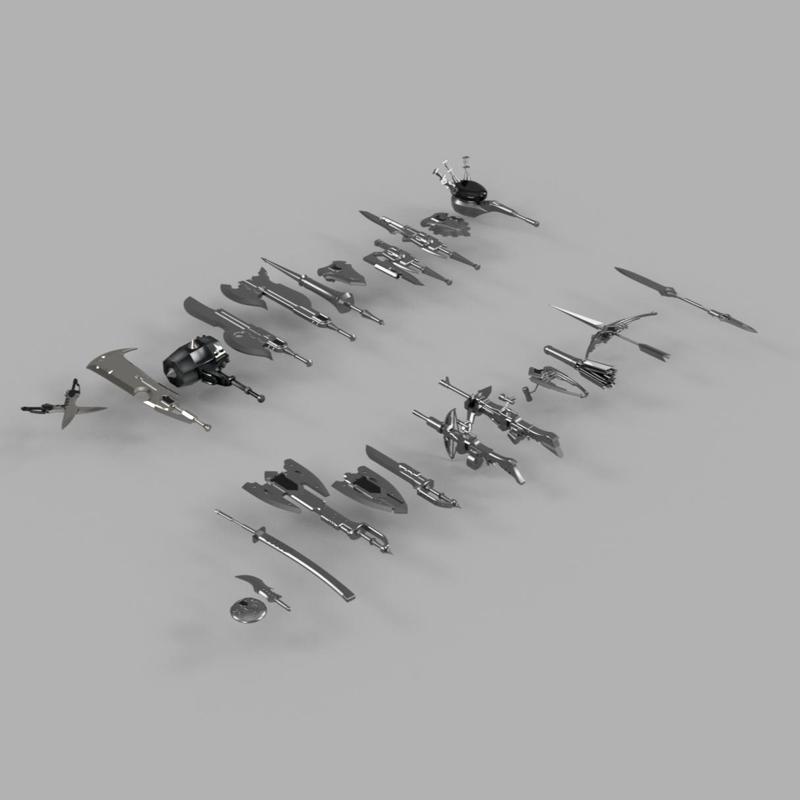 Space Boy's Weapons for Hunting Monsters