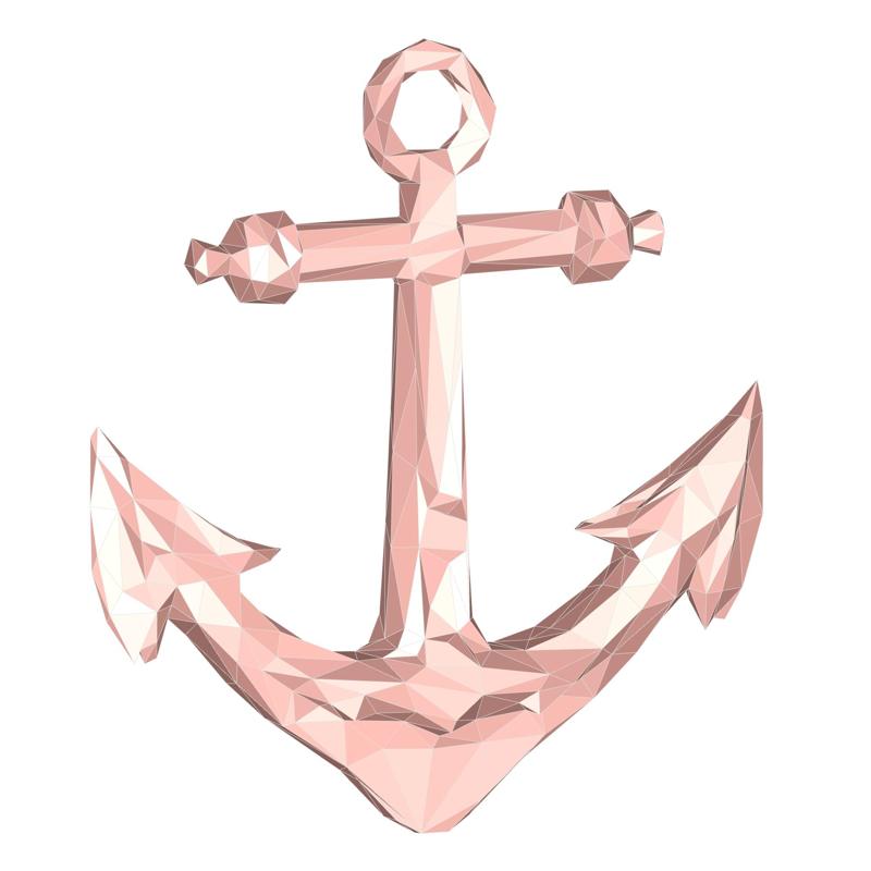 Low poly anchor