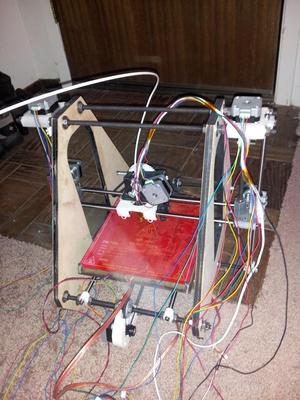 Prusa Mendel Reprap lasercut side plates