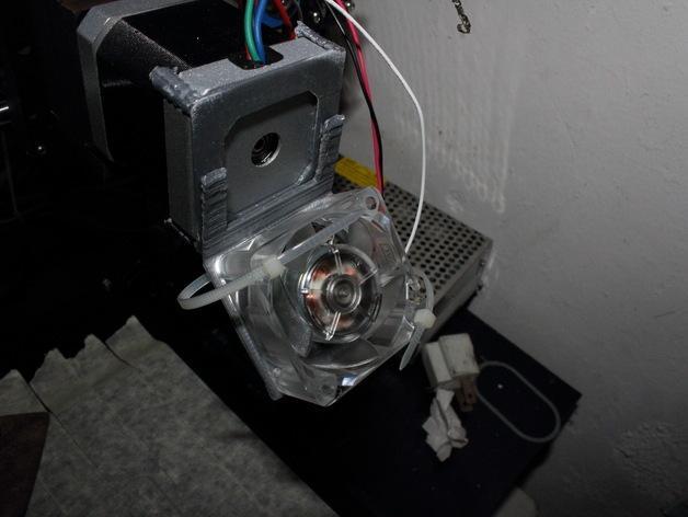 Two-Up Extruder Fan Mount - 40mm