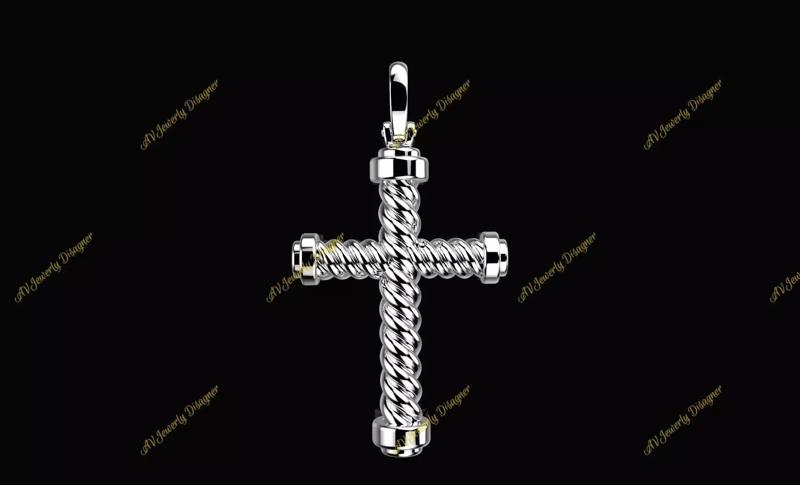 AV Designe 251 Cable Cross Pendant