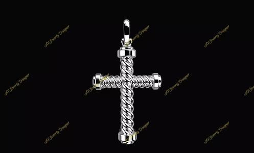 AV Designe 251 Cable Cross Pendant