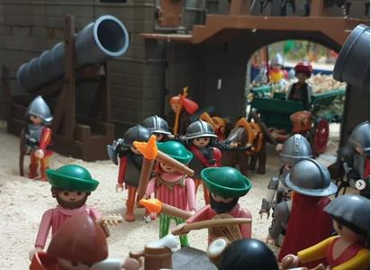 Bombarda cannon. Taking of Granada. Playmobil