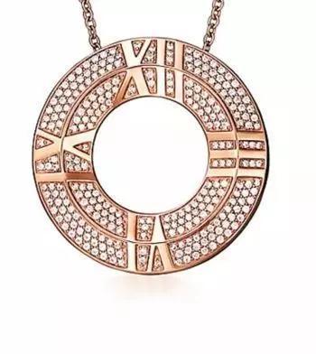 Tiffany Atlas Necklace X Closed Circle Pendant